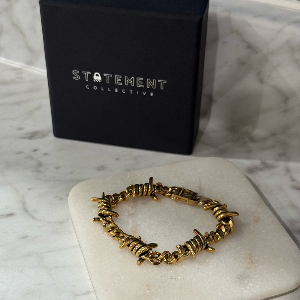 Gold-Tone Men's Bracelet